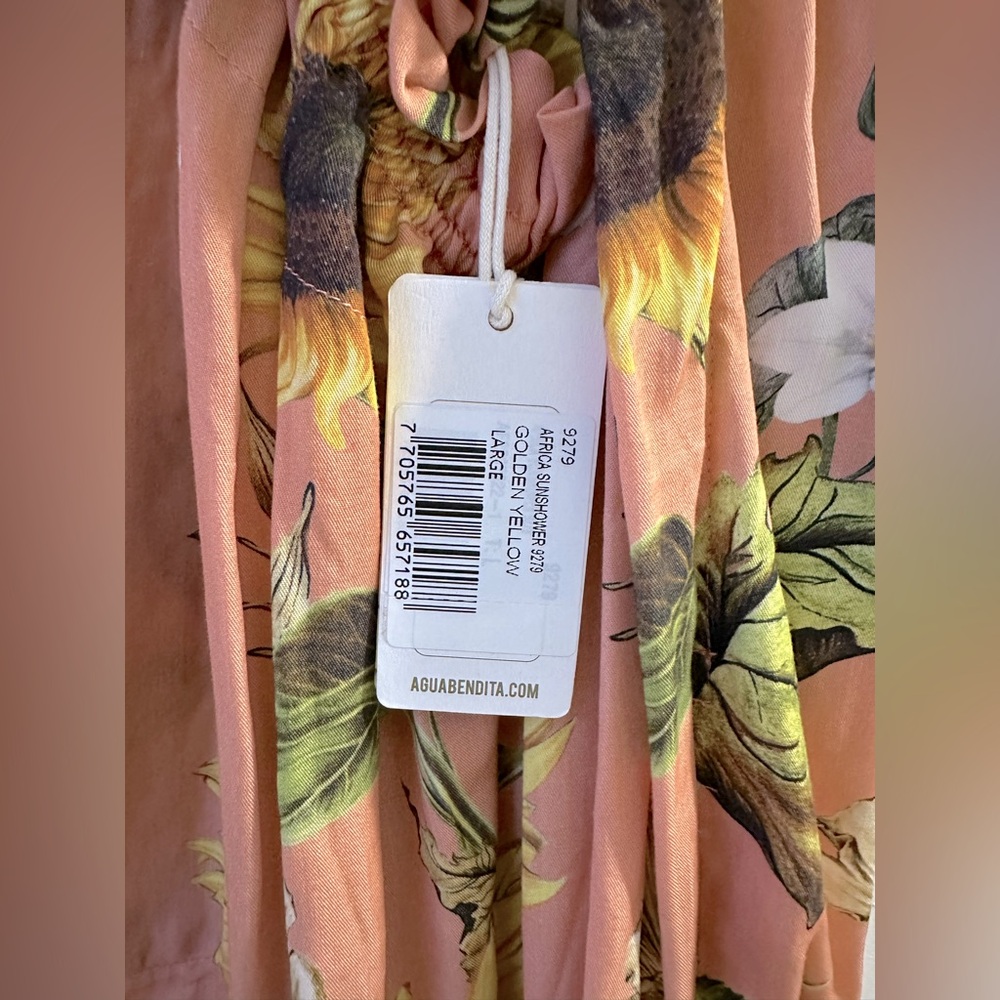NWT - Aqua Bendita Sunshower Jumpsuit - Size Large - Picture 7 of 7